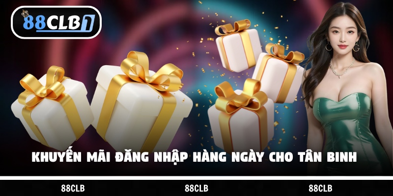 Khuyến mãi đăng nhập hàng ngày cho tân binh