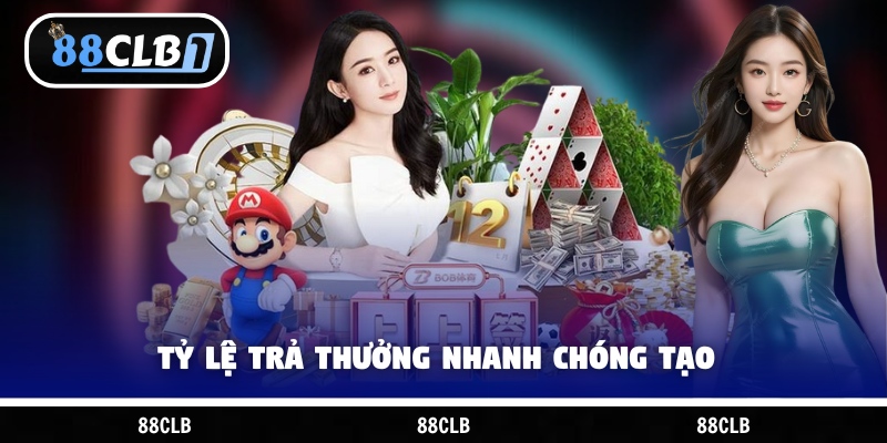 Tỷ lệ trả thưởng nhanh chóng tạo nên sức hút cho nền tảng