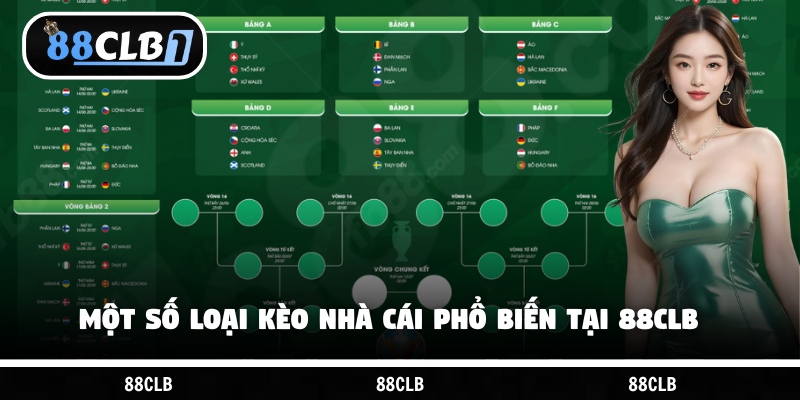 Một số loại kèo nhà cái phổ biến tại 88CLB